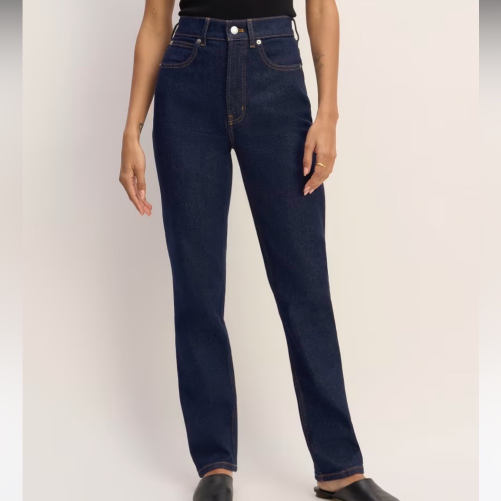 Everlane the high rise straight jean size 26 regular